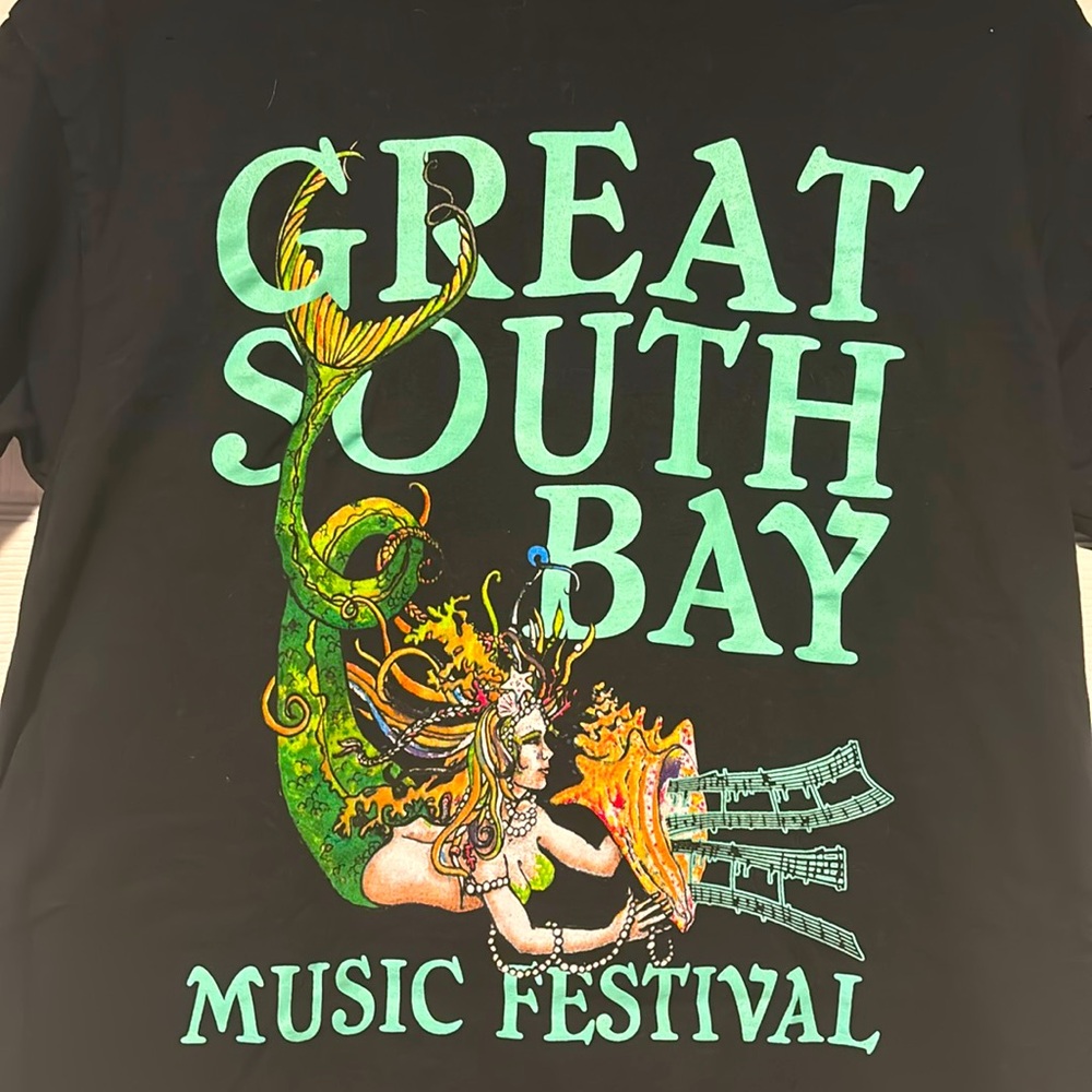 🧜‍♀️ Great South Bay Music Festival Concert Tee Tshirt EUC 🧜‍♀️ Medium Unisex